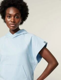 Cotton Rich Sleeveless Hoodie