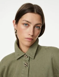 Cotton Rich Embroidered Shacket -Cyberjammies Store SD 01 T53 4314U XJ X EC 1