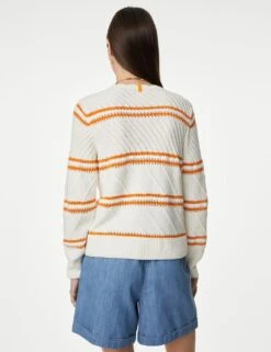 Cotton Rich Striped Cardigan -Cyberjammies Store SD 01 T53 5255U NB X EC 3