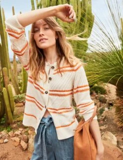 Cotton Rich Striped Cardigan -Cyberjammies Store SD 01 T53 5255U NB X EC 8