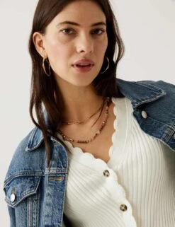 Knitted V-Neck Pointelle Cardigan With Wool -Cyberjammies Store SD 01 T53 5310U KY X EC 4