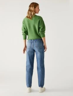 Mom Embroidered Ankle Grazer Jeans -Cyberjammies Store SD 01 T57 9115G GJ X EC 3