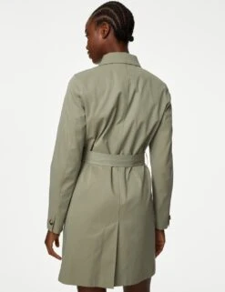 Cotton Blend Belted Trench Coat -Cyberjammies Store SD 01 T59 1003C XJ X EC 2