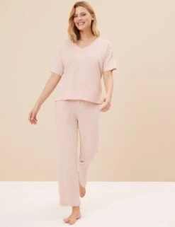 Cool Comfort™ Cotton Modal Lace Pyjama Set -Cyberjammies Store SD 02 T37 1291J D6 X EC 1