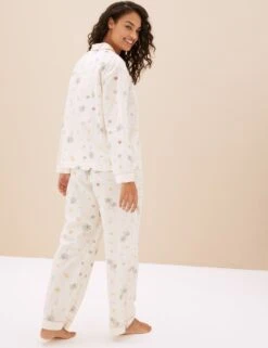 Pure Cotton Palm Print Pyjama Set -Cyberjammies Store SD 02 T37 1314J Y8 X EC 4