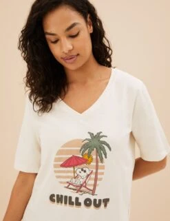 Pure Cotton Snoopy™ Shortie Set -Cyberjammies Store SD 02 T37 1317J AI X EC 1