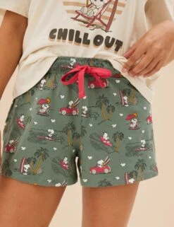 Pure Cotton Snoopy™ Shortie Set -Cyberjammies Store SD 02 T37 1317J AI X EC 2