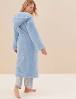 Fleece Hooded Long Dressing Gown -Cyberjammies Store SD 02 T37 2395G E1 X EC 4