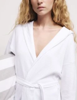 Pure Cotton Jersey Waffle Dressing Gown 7 Pure Cotton Jersey Waffle Dressing Gown -Cyberjammies Store SD 02 T37 2397G Z0 X EC 1