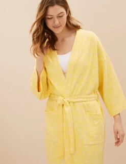 Pure Cotton Waffle Dressing Gown -Cyberjammies Store SD 02 T37 2451G IV X EC 1