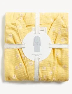 Pure Cotton Waffle Dressing Gown -Cyberjammies Store SD 02 T37 2451G IV X EC 7
