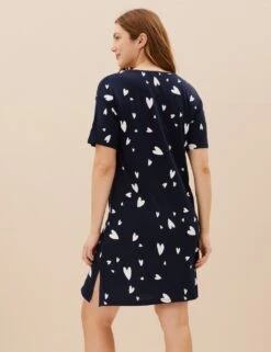 Cool Comfort™ Cotton Modal Short Nightdress -Cyberjammies Store SD 02 T37 3244M F4 X EC 2