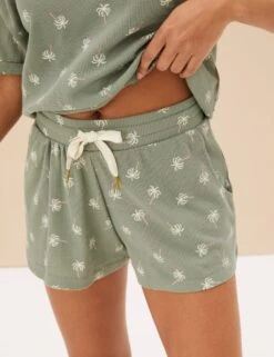Cotton Blend Waffle Pyjama Shorts -Cyberjammies Store SD 02 T37 3396S AI X EC 1