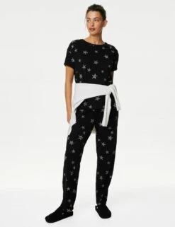 Pure Cotton Star Print Pyjama Set -Cyberjammies Store SD 02 T37 4486F Y4 X EC 2