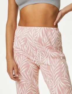 Pure Cotton Leaf Print Pyjama Set -Cyberjammies Store SD 02 T37 4536F MV X EC 2