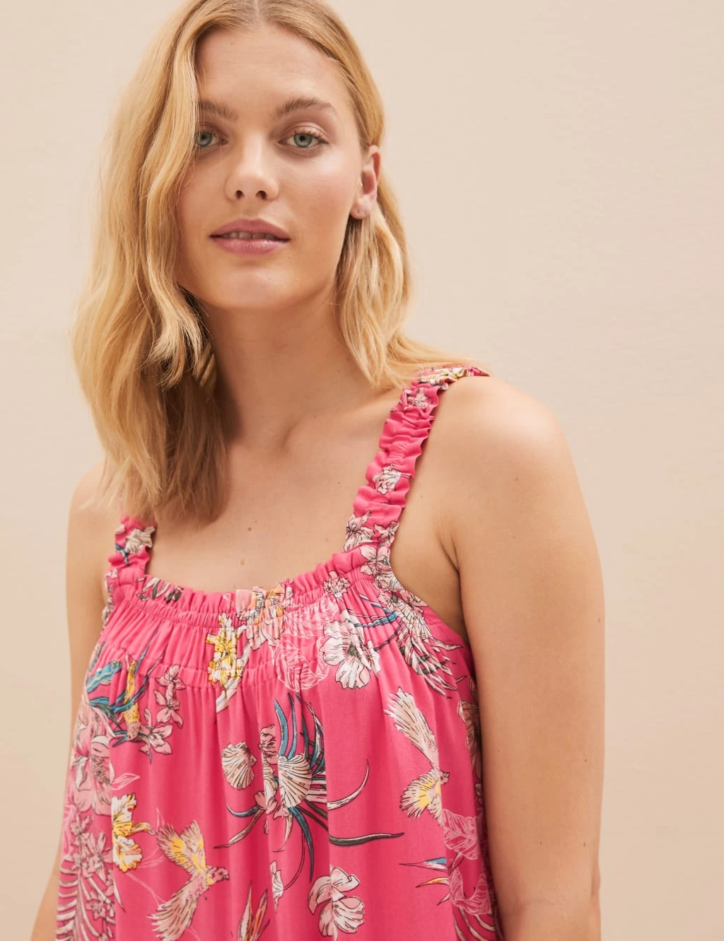 Floral Short Chemise 3 Floral Short Chemise - Image 3