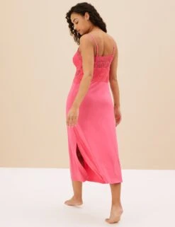 Strappy Lace Trim Long Chemise -Cyberjammies Store SD 02 T37 5071C A5 X EC 2