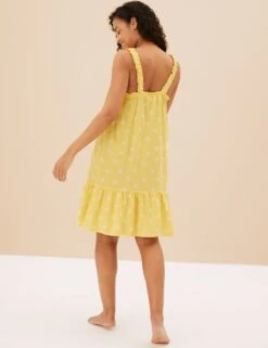 Woven Polka Dot Short Chemise 7 Woven Polka Dot Short Chemise -Cyberjammies Store SD 02 T37 5076C R0 X EC 2