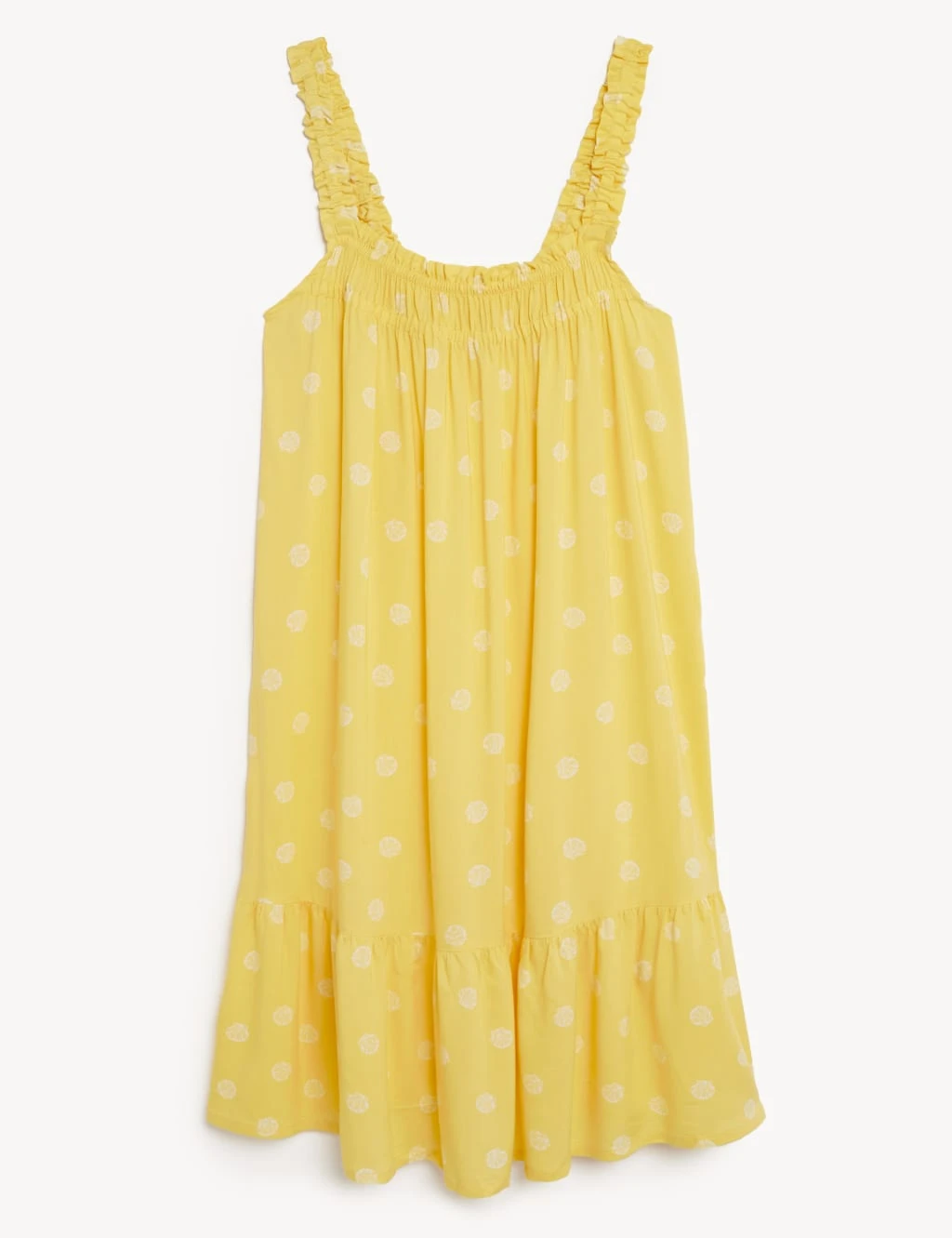 Woven Polka Dot Short Chemise 2 Woven Polka Dot Short Chemise - Image 2