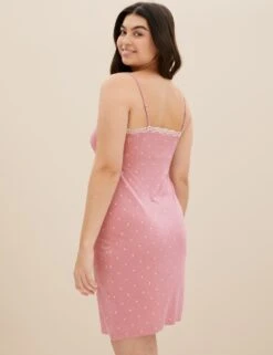 Polka Dot Lace Trim Chemise 7 Polka Dot Lace Trim Chemise -Cyberjammies Store SD 02 T37 5079C MV X EC 2