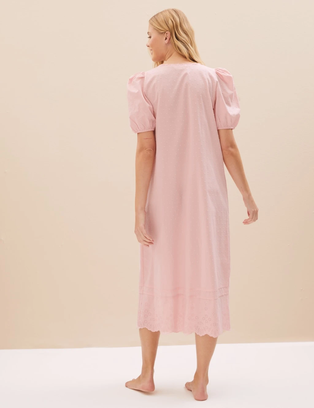 Pure Cotton Long Nightdress 5 Pure Cotton Long Nightdress - Image 5