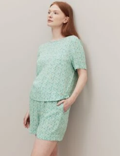 Floral Print Pyjama Shorts 8 Floral Print Pyjama Shorts -Cyberjammies Store SD 02 T37 6901Z XT X EC 2