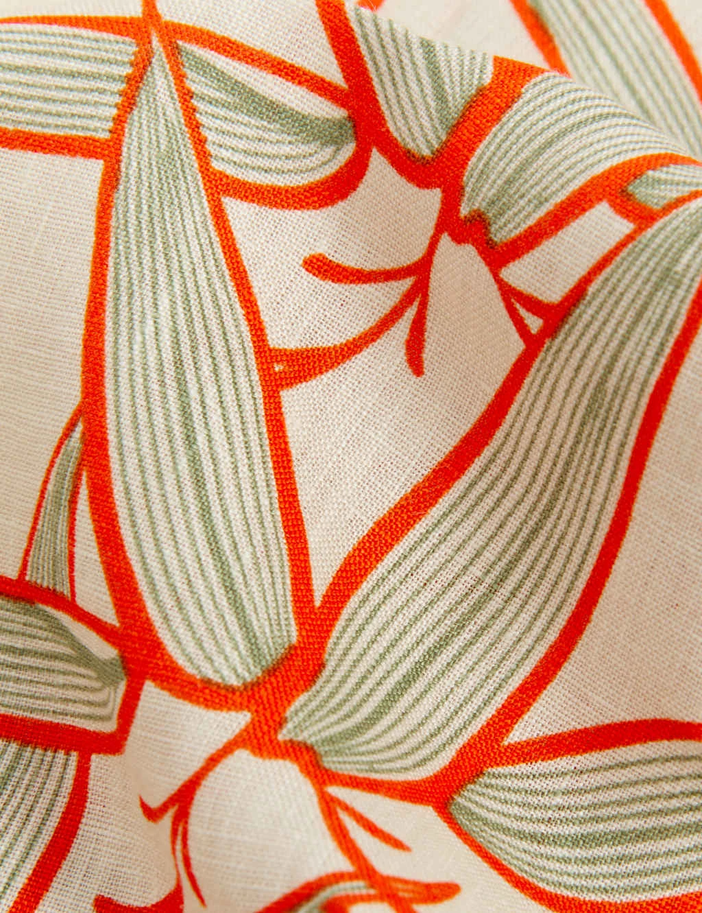 Jaeger Pure Linen Floral V-Neck Knee Length Dress 6 Jaeger Pure Linen Floral V-Neck Knee Length Dress - Image 6