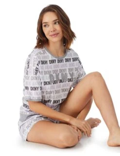 DKNY Cotton Rich Printed Shortie Set -Cyberjammies Store SD 10 T13 5065 ZZ X EC 4