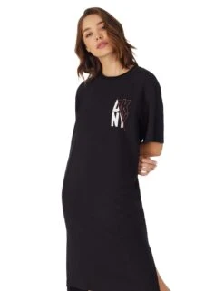 DKNY Jersey Logo Midi Nightdress -Cyberjammies Store SD 10 T13 5068 Y4 X EC 3