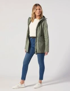 MUSTO Cotton Rich Waterproof Hooded Raincoat