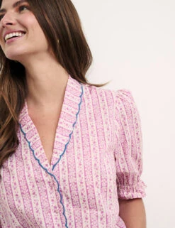 Pure Cotton Floral Shortie Set 6 Pure Cotton Floral Shortie Set -Cyberjammies Store SD 10 T82 2056 A4 X EC 2