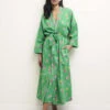 Pure Cotton Floral Long Robe