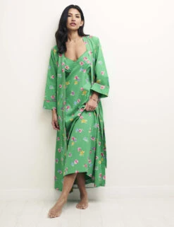 Pure Cotton Floral Long Robe -Cyberjammies Store SD 10 T82 3555 J4 X EC 2