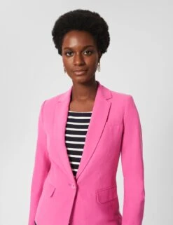 Silk Blend Tailored Single Breasted Blazer -Cyberjammies Store SD 10 T83 1401W D0 X EC 1