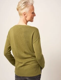 WHITE STUFF Cotton Blend Crew Neck Jumper -Cyberjammies Store SD 10 T83 1949W J0 X EC 1