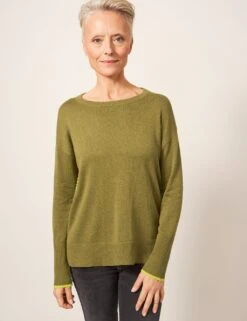 WHITE STUFF Cotton Blend Crew Neck Jumper -Cyberjammies Store SD 10 T83 1949W J0 X EC 2