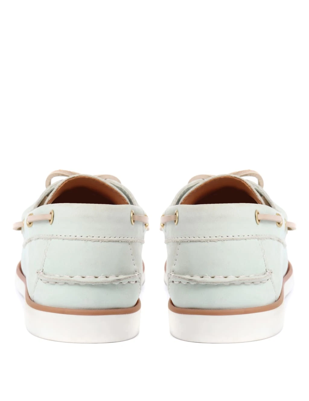 Jones Bootmaker Leather Lace Up Slip On Boat Shoes 3 Jones Bootmaker Leather Lace Up Slip On Boat Shoes - Image 3