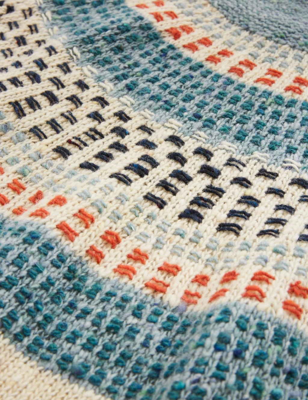 Celtic & Co. Pure Wool Patterned Crew Neck Jumper 6 Celtic & Co. Pure Wool Patterned Crew Neck Jumper - Image 6