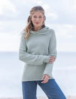 Celtic & Co. Pure Wool Funnel Neck Jumper
