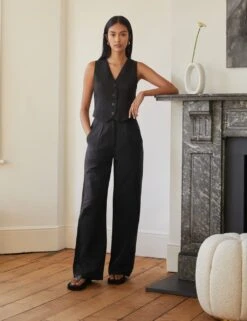 Pure Linen Single Breasted Waistcoat -Cyberjammies Store SD 10 T83 2368W Y0 X EC 1