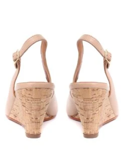 Jones Bootmaker Suede Wedge Slingback Shoes -Cyberjammies Store SD 10 T83 2542W L0 X EC 2