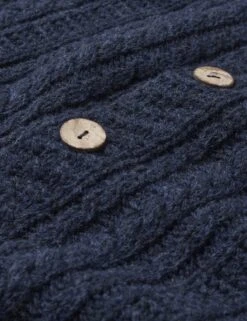 Celtic & Co. Pure Wool Cable Knit Crew Neck Cardigan 13 Celtic & Co. Pure Wool Cable Knit Crew Neck Cardigan -Cyberjammies Store SD 10 T83 2642W F0 X EC 7