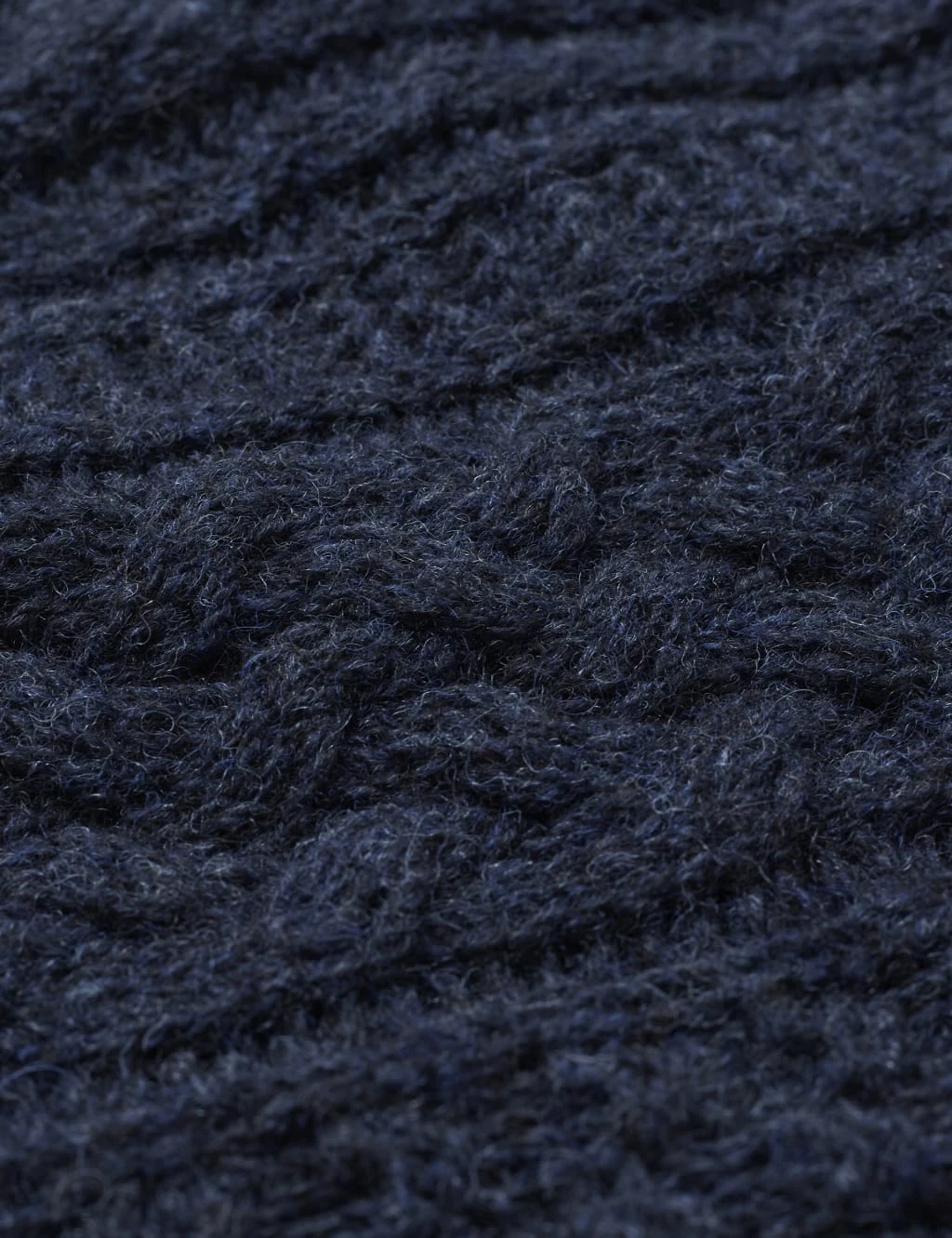 Celtic & Co. Pure Wool Cable Knit Crew Neck Cardigan 8 Celtic & Co. Pure Wool Cable Knit Crew Neck Cardigan - Image 8