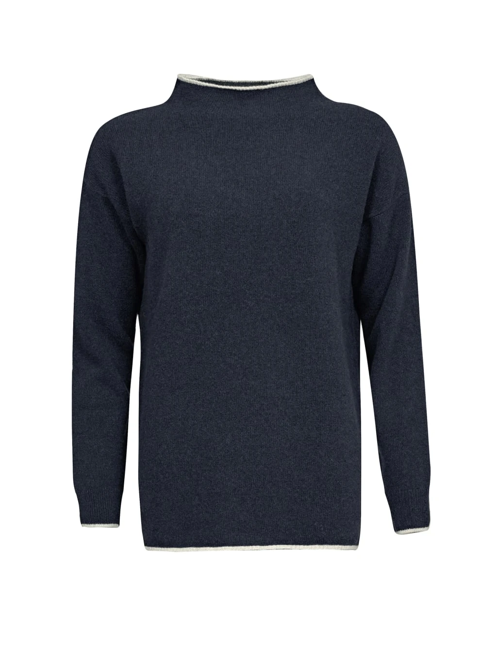 Celtic & Co. Pure Lambswool Funnel Neck Jumper 2 Celtic & Co. Pure Lambswool Funnel Neck Jumper - Image 2