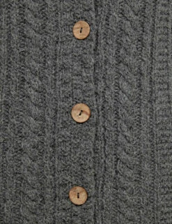 Celtic & Co. Pure Wool Cable Knit Crew Neck Cardigan -Cyberjammies Store SD 10 T83 2813 T0 X EC 3