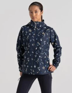 Craghoppers Waterproof Floral Hooded Short Jacket