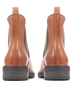 Jones Bootmaker Leather Chelsea Block Heel Ankle Boot -Cyberjammies Store SD 10 T83 3213W VS X EC 3