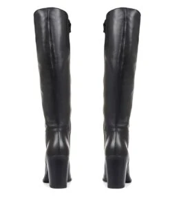 Jones Bootmaker Regular Calf Leather Block Heel Pointed Knee High Boots -Cyberjammies Store SD 10 T83 3228W Y0 X EC 2