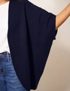 WHITE STUFF Cotton Rich V-Neck Relaxed Cardigan 9 WHITE STUFF Cotton Rich V-Neck Relaxed Cardigan -Cyberjammies Store SD 10 T83 4050W F0 X EC 3