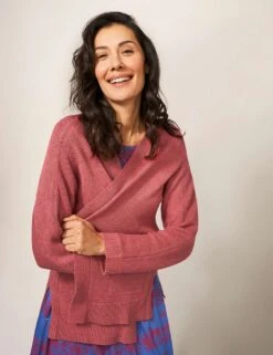 WHITE STUFF Cotton Rich Knitted Edge To Edge Cardigan -Cyberjammies Store SD 10 T83 4058W A0 X EC 2